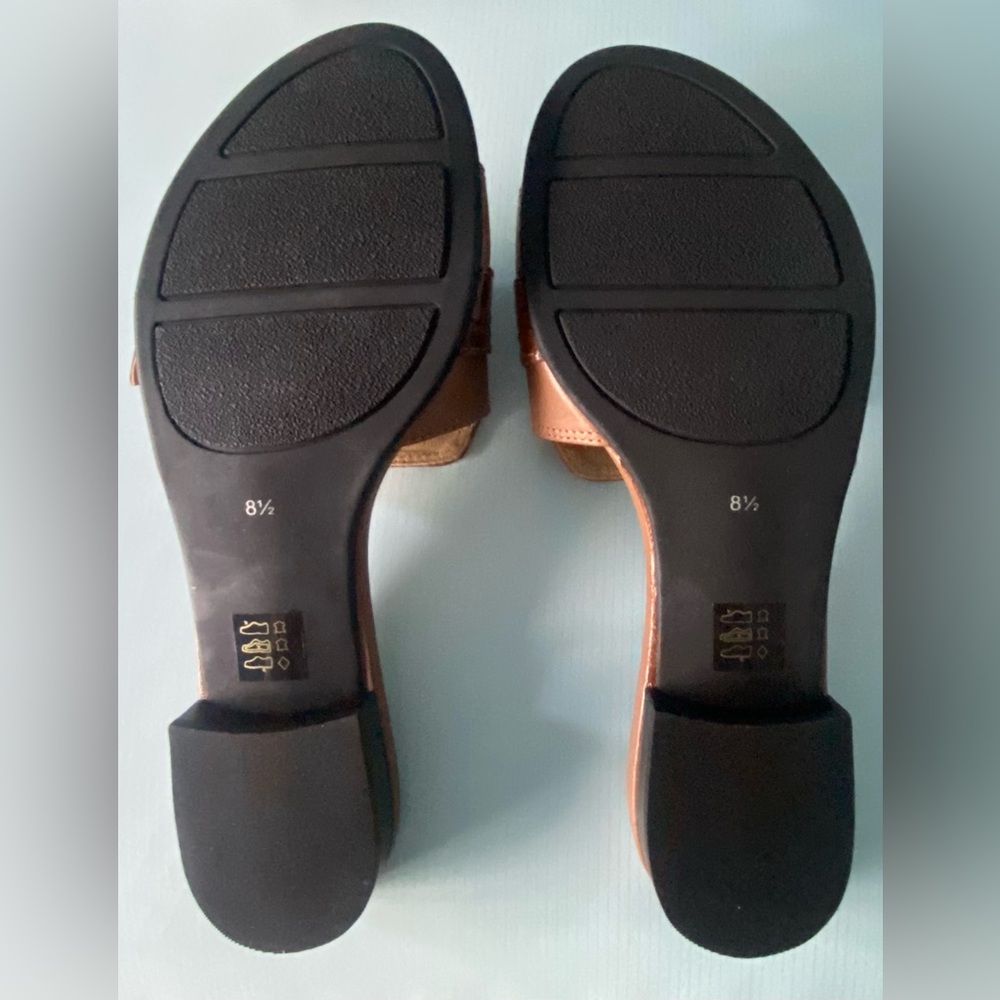 NWT..WOMENS MARC JOSEPH LEATHER SLIDE SANDALS - Picture 11 of 11